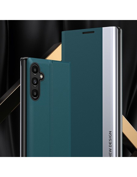 Sleep Case Pro dėklas, skirtas Samsung Galaxy S23+ su atverčiamu stovu, juodas