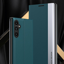 Sleep Case Pro dėklas, skirtas Samsung Galaxy S23 su atverčiamu stovu, mėlynas