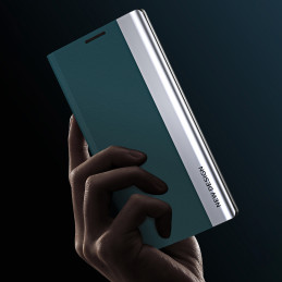 Sleep Case Pro dėklas, skirtas Samsung Galaxy S23 su atverčiamu stovu, mėlynas