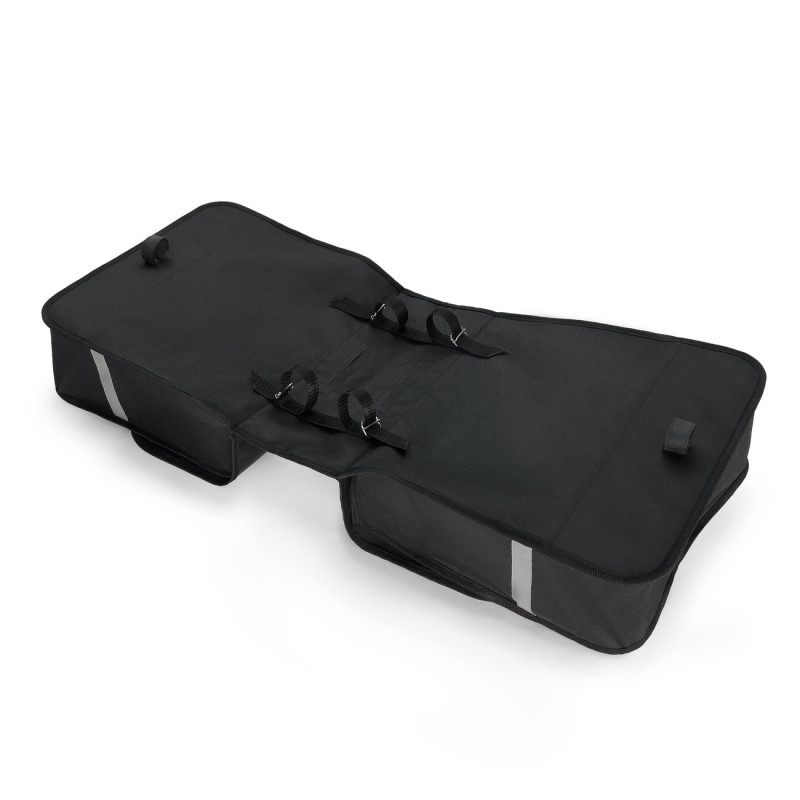 Dvigubas dėklas dviračių laikikliui 28 l juodas