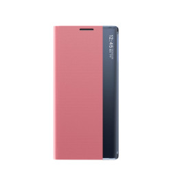 Naujas „Sleep Case“ dėklas, skirtas „Samsung Galaxy S23“ dėklui su atvartu, rožinės spalvos stovu