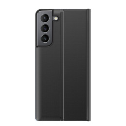 Naujas „Sleep Case“ dėklas, skirtas „Samsung Galaxy S23“ dėklui su atvartu, rožinės spalvos stovu