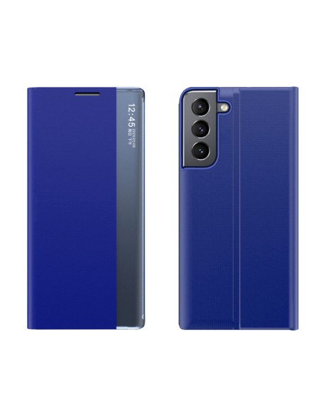 Naujas „Sleep Case“ dėklas, skirtas „Samsung Galaxy S23“ dėklui su mėlynos spalvos stovu Naujas „Sleep Case“ dėklas, skirtas „Samsung Galaxy S23“ dėklui su mėlynos spalvos stovu