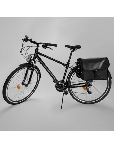 Dvigubas dėklas dviračių laikikliui 28 l juodas