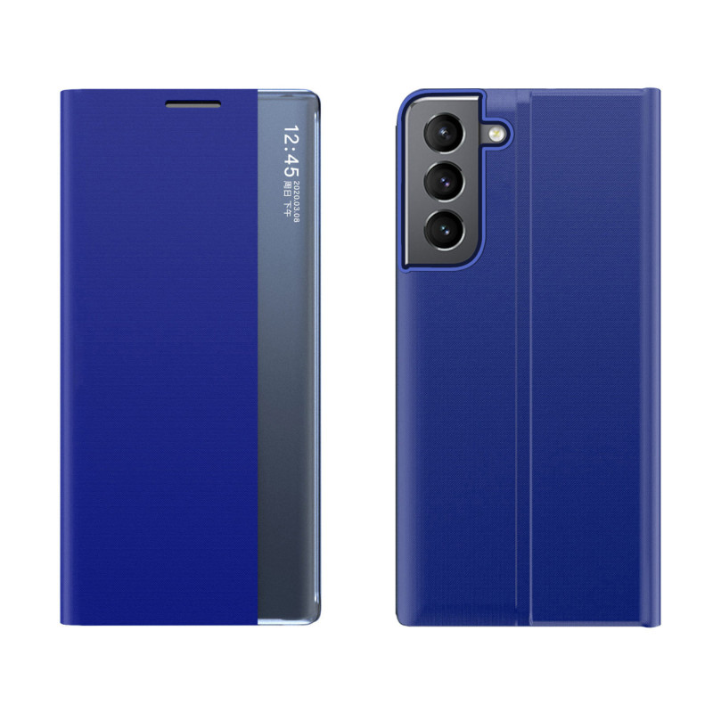 Naujas „Sleep Case“ dėklas, skirtas „Samsung Galaxy A14“ dėklui su atvartu mėlynos spalvos stovu Naujas „Sleep Case“ dėklas, skirtas „Samsung Galaxy A14“ dėklui su atvartu mėlynos spalvos stovu