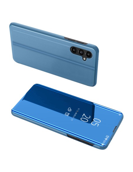 Clear View Case dėklas, skirtas Samsung Galaxy A14 dėklui su mėlynu atvartu Clear View Case dėklas, skirtas Samsung Galaxy A14 dėklui su mėlynu atvartu