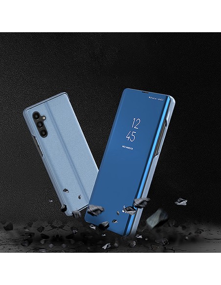 Clear View Case dėklas, skirtas Samsung Galaxy A14 dėklui su mėlynu atvartu Clear View Case dėklas, skirtas Samsung Galaxy A14 dėklui su mėlynu atvartu