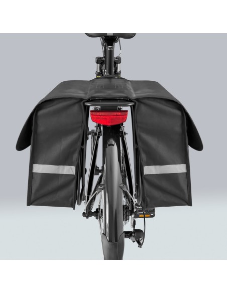 Dvigubas dėklas dviračių laikikliui 28 l juodas