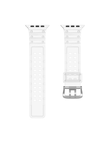 Dirželis, triguba apsauga Apple Watch SE apyrankė, 9, 8, 7, 6, 5, 4, 3, 2, 1 (41, 40, 38 mm) apyrankė permatoma Dirželis, triguba apsauga Apple Watch SE apyrankė, 9, 8, 7, 6, 5, 4, 3, 2, 1 (41, 40, 38 mm) apyrankė permatoma
