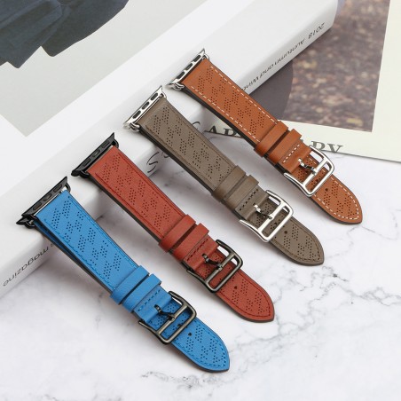 Dirželis Odinis odinis dirželis Apple Watch SE, 9, 8, 7, 6, 5, 4, 3, 2, 1 (41, 40, 38 mm) apyrankė tamsiai ruda Dirželis Odinis odinis dirželis Apple Watch SE, 9, 8, 7, 6, 5, 4, 3, 2, 1 (41, 40, 38 mm) apyrankė tamsiai ruda