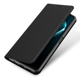 „Dux Ducis Skin Pro“ dėklas, skirtas „Realme 10 5G“ / „Realme 9i 5G“, atverčiamas dangtelis kortelės piniginės stovas, j...