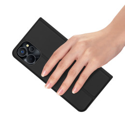 „Dux Ducis Skin Pro“ dėklas, skirtas „Realme 10 5G“ / „Realme 9i 5G“, atverčiamas dangtelis kortelės piniginės stovas, j...