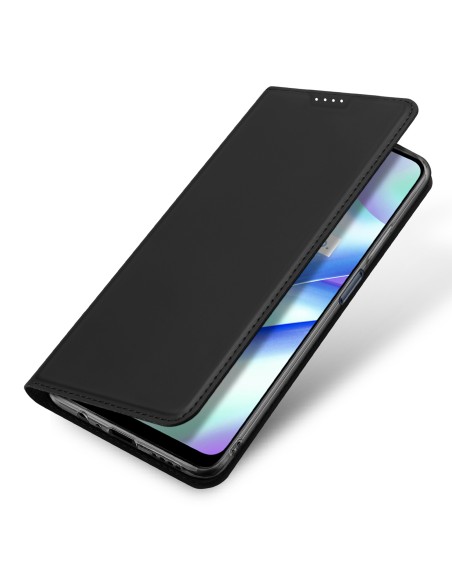 Dux Ducis Skin Pro dėklas, skirtas Realme C33 dangteliui su atlenktu kortelių piniginės stovu juodas Dux Ducis Skin Pro dėklas, skirtas Realme C33 dangteliui su atlenktu kortelių piniginės stovu juodas