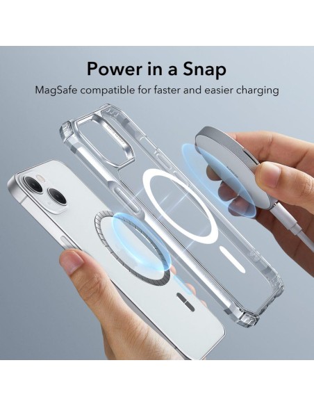 ESR Air Armor Halolock MagSafe dėklas iPhone 14 Pro - skaidrus