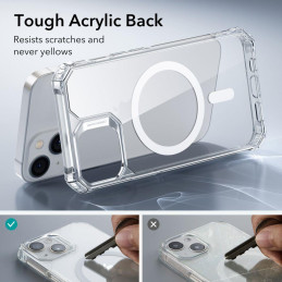 ESR Air Armor Halolock MagSafe dėklas iPhone 14 Pro - skaidrus