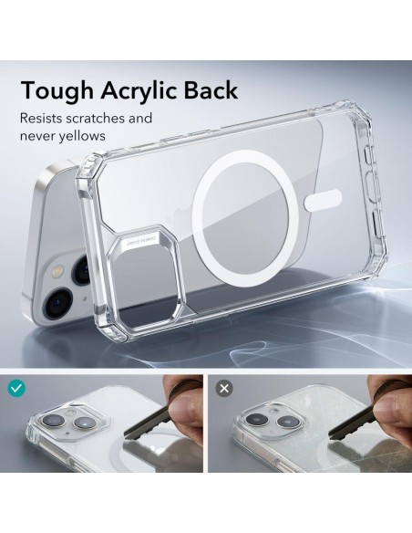 ESR Air Armor Halolock MagSafe dėklas iPhone 14 Pro - skaidrus