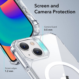 ESR Air Armor Halolock MagSafe dėklas iPhone 14 Pro - skaidrus