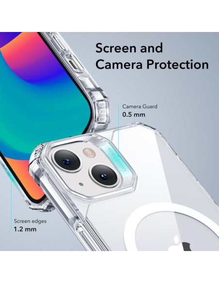 ESR Air Armor Halolock MagSafe dėklas iPhone 14 Pro - skaidrus