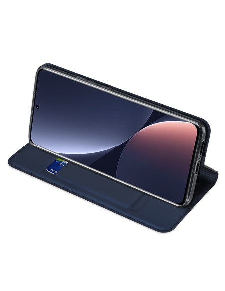 Dux Ducis Skin Pro dėklas Xiaomi 13 Pro dangtelis su atvartu kortelės piniginės stovas mėlynas Dux Ducis Skin Pro dėklas Xiaomi 13 Pro dangtelis su atvartu kortelės piniginės stovas mėlynas
