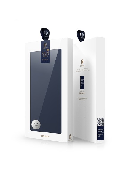 Dux Ducis Skin Pro dėklas Xiaomi 13 Pro dangtelis su atvartu kortelės piniginės stovas mėlynas Dux Ducis Skin Pro dėklas Xiaomi 13 Pro dangtelis su atvartu kortelės piniginės stovas mėlynas