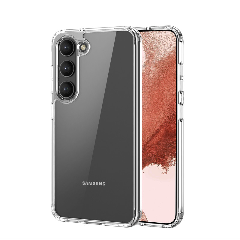 Dux Ducis Clin dėklas Samsung Galaxy S23+ šarvuotas dangtelis galinis dangtelis skaidrus