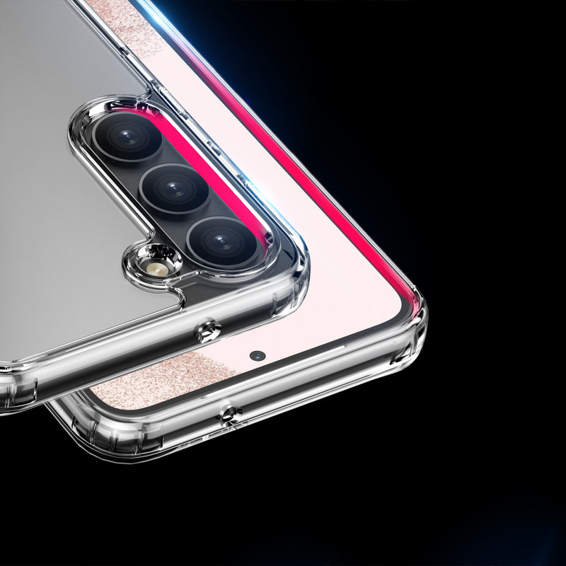 Dux Ducis Clin dėklas Samsung Galaxy S23+ šarvuotas dangtelis galinis dangtelis skaidrus