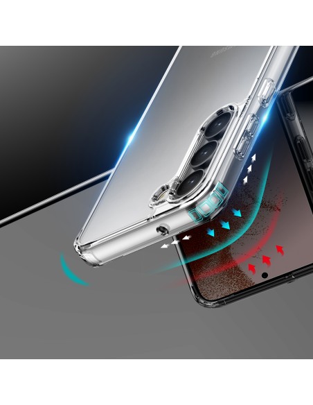 Dux Ducis Clin dėklas Samsung Galaxy S23+ šarvuotas dangtelis galinis dangtelis skaidrus Dux Ducis Clin dėklas Samsung Galaxy S23+ šarvuotas dangtelis galinis dangtelis skaidrus