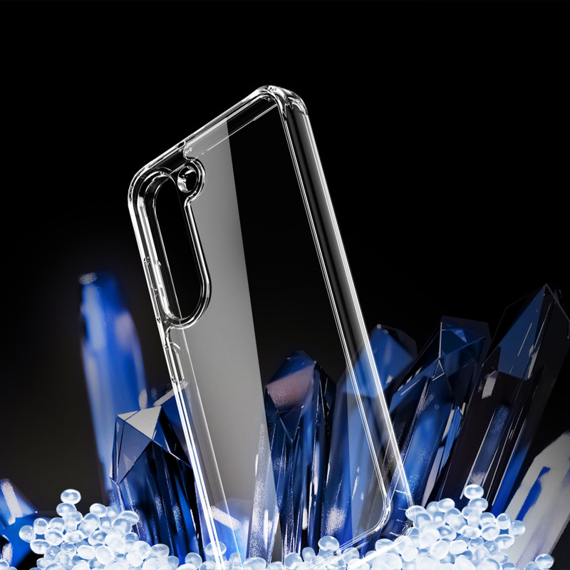 Dux Ducis Clin dėklas Samsung Galaxy S23+ šarvuotas dangtelis galinis dangtelis skaidrus