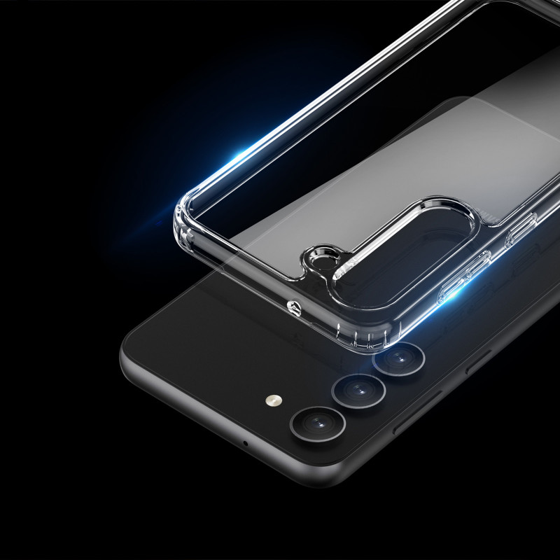 Dux Ducis Clin dėklas Samsung Galaxy S23+ šarvuotas dangtelis galinis dangtelis skaidrus