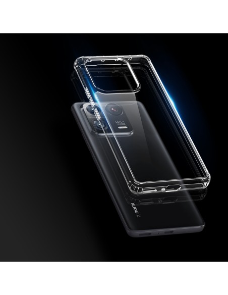 „Dux Ducis Clin“ dėklas „Xiaomi 13 Pro“ šarvuotas dangtelis, galinis korpusas, skaidrus „Dux Ducis Clin“ dėklas „Xiaomi 13 Pro“ šarvuotas dangtelis, galinis korpusas, skaidrus