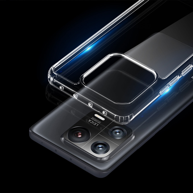 „Dux Ducis Clin“ dėklas „Xiaomi 13 Pro“ šarvuotas dangtelis, galinis korpusas, skaidrus