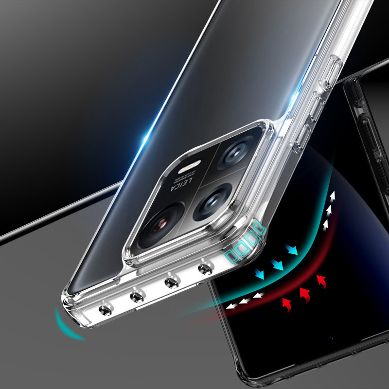 „Dux Ducis Clin“ dėklas „Xiaomi 13 Pro“ šarvuotas dangtelis, galinis korpusas, skaidrus