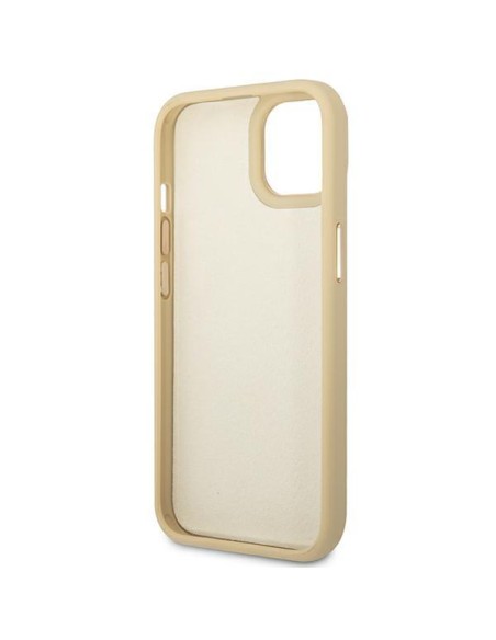 Guess Croco Collection dėklas iPhone 14 Plus - auksinis Guess Croco Collection dėklas iPhone 14 Plus - auksinis