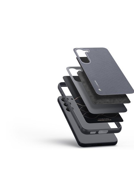 Dux Ducis Fino dėklas Samsung Galaxy S23+, dangtelis su silikoniniu rėmeliu, pilkas Dux Ducis Fino dėklas Samsung Galaxy S23+, dangtelis su silikoniniu rėmeliu, pilkas