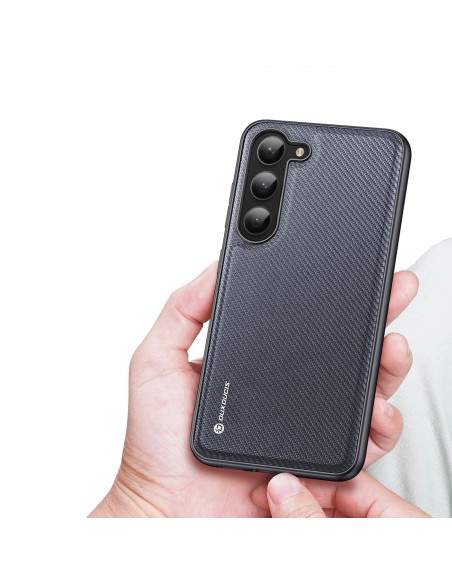 Dux Ducis Fino dėklas Samsung Galaxy S23+, dangtelis su silikoniniu rėmeliu, pilkas Dux Ducis Fino dėklas Samsung Galaxy S23+, dangtelis su silikoniniu rėmeliu, pilkas