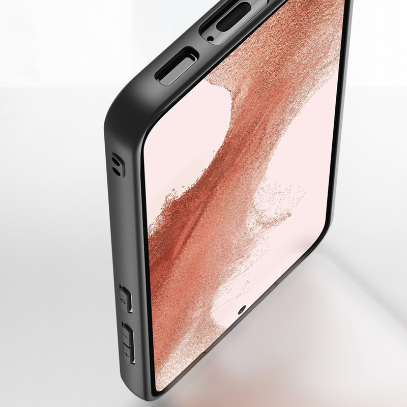 Dux Ducis Fino dėklas Samsung Galaxy S23+, dangtelis su silikoniniu rėmeliu, pilkas