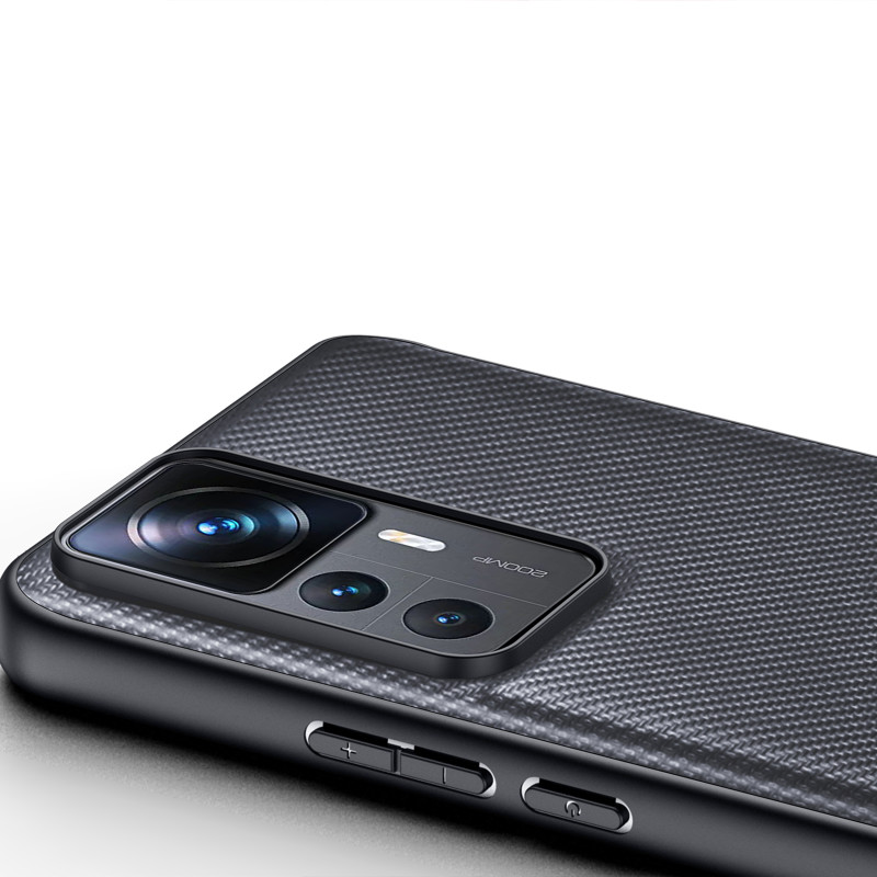 Dux Ducis Fino dėklas, skirtas Xiaomi 12T Pro / Xiaomi 12T dangtelis su silikoniniu rėmeliu pilkos spalvos