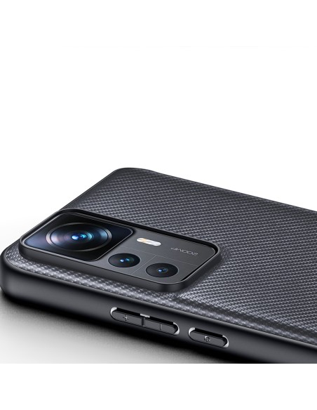 Dux Ducis Fino dėklas, skirtas Xiaomi 12T Pro / Xiaomi 12T dangtelis su silikoniniu rėmeliu pilkos spalvos Dux Ducis Fino dėklas, skirtas Xiaomi 12T Pro / Xiaomi 12T dangtelis su silikoniniu rėmeliu pilkos spalvos