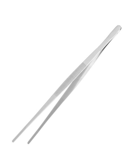 Nerūdijančio plieno gastronominis pincetas 300 mm - Hendi 680018 Nerūdijančio plieno gastronominis pincetas 300 mm - Hendi 680018