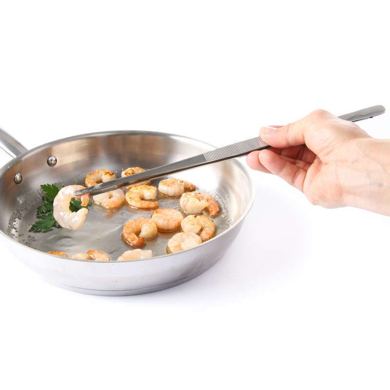 Nerūdijančio plieno gastronominis pincetas 300 mm - Hendi 680018
