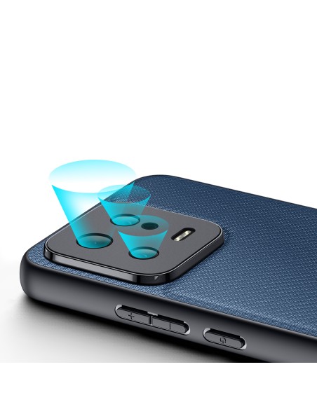 Dux Ducis Fino dėklas Xiaomi 13, dangtelis su silikoniniu rėmeliu, mėlynas Dux Ducis Fino dėklas Xiaomi 13, dangtelis su silikoniniu rėmeliu, mėlynas