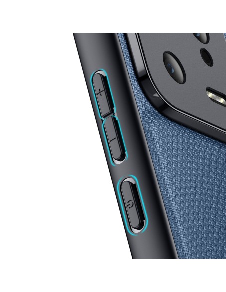 Dux Ducis Fino dėklas Xiaomi 13, dangtelis su silikoniniu rėmeliu, mėlynas Dux Ducis Fino dėklas Xiaomi 13, dangtelis su silikoniniu rėmeliu, mėlynas