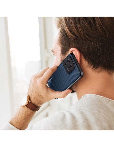 Dux Ducis Fino dėklas Xiaomi 13, dangtelis su silikoniniu rėmeliu, mėlynas Dux Ducis Fino dėklas Xiaomi 13, dangtelis su silikoniniu rėmeliu, mėlynas