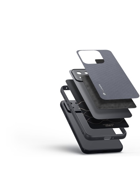 Dux Ducis Fino dėklas skirtas Xiaomi 13, dangtelis su silikoniniu rėmeliu, pilkas Dux Ducis Fino dėklas skirtas Xiaomi 13, dangtelis su silikoniniu rėmeliu, pilkas