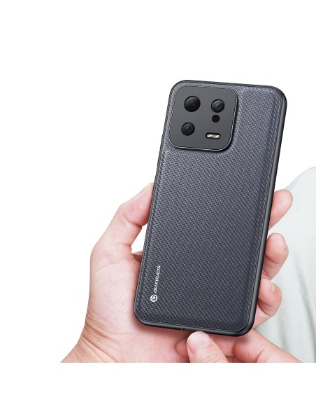 Dux Ducis Fino dėklas skirtas Xiaomi 13, dangtelis su silikoniniu rėmeliu, pilkas Dux Ducis Fino dėklas skirtas Xiaomi 13, dangtelis su silikoniniu rėmeliu, pilkas