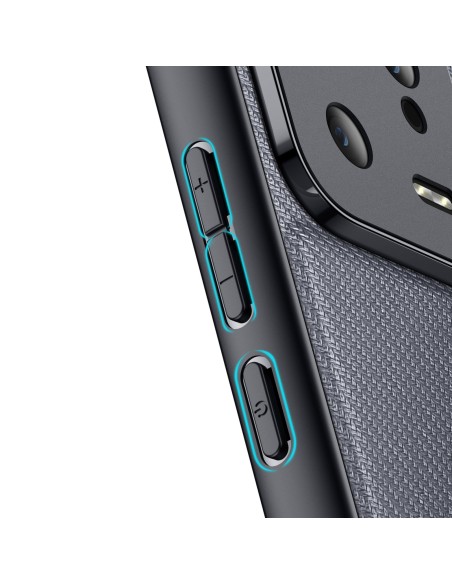 Dux Ducis Fino dėklas skirtas Xiaomi 13, dangtelis su silikoniniu rėmeliu, pilkas Dux Ducis Fino dėklas skirtas Xiaomi 13, dangtelis su silikoniniu rėmeliu, pilkas