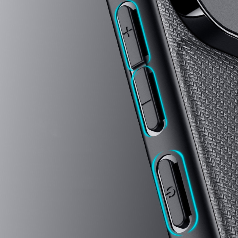 Dux Ducis Fino dėklas skirtas Xiaomi 13 Pro, dangtelis su silikoniniu rėmeliu, juodas