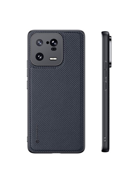 Dux Ducis Fino dėklas skirtas Xiaomi 13 Pro, dangtelis su silikoniniu rėmeliu, juodas Dux Ducis Fino dėklas skirtas Xiaomi 13 Pro, dangtelis su silikoniniu rėmeliu, juodas