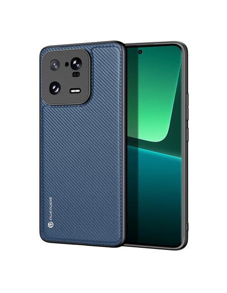 Dux Ducis Fino dėklas skirtas Xiaomi 13 Pro, dangtelis su silikoniniu rėmeliu, mėlynas Dux Ducis Fino dėklas skirtas Xiaomi 13 Pro, dangtelis su silikoniniu rėmeliu, mėlynas