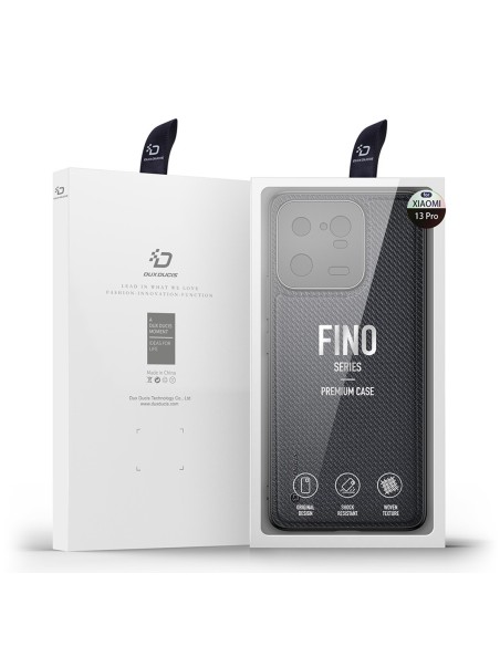 Dux Ducis Fino dėklas skirtas Xiaomi 13 Pro, dangtelis su silikoniniu rėmeliu, mėlynas Dux Ducis Fino dėklas skirtas Xiaomi 13 Pro, dangtelis su silikoniniu rėmeliu, mėlynas